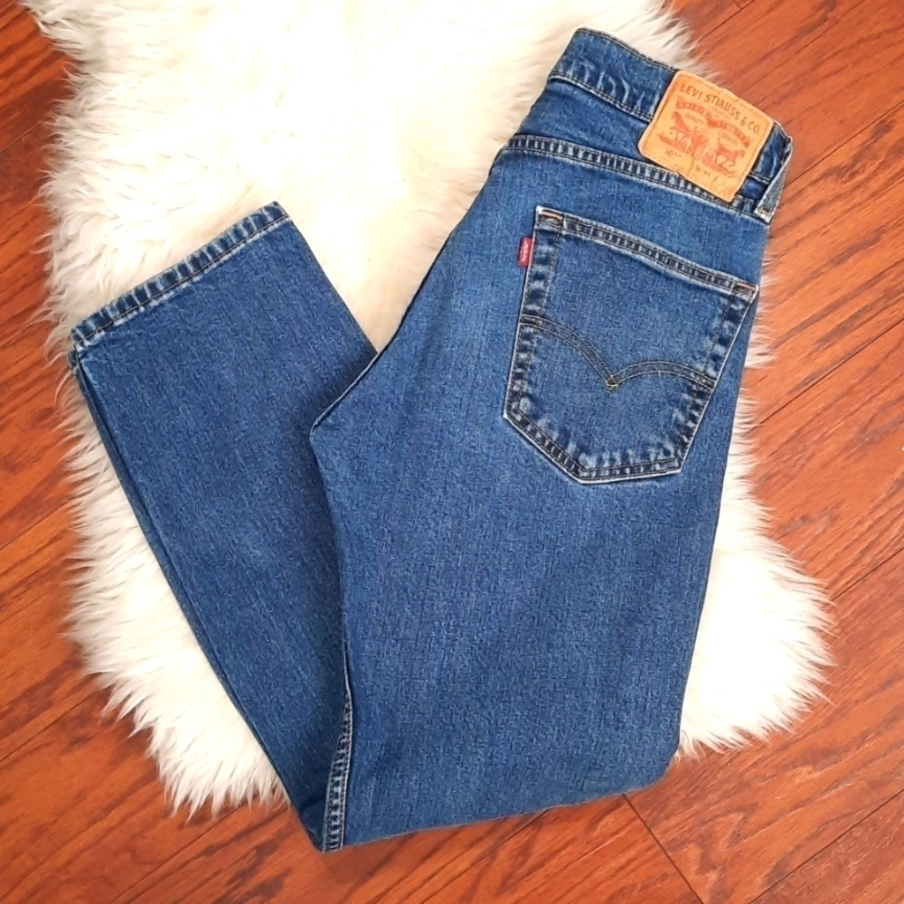 Levi's Unisex Highwaisted Straightleg 505's - Picture 2 of 7